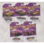 Hot Wheels 1:64 Zestaw Purple & Gold 2025 Set 2 - 5 szt